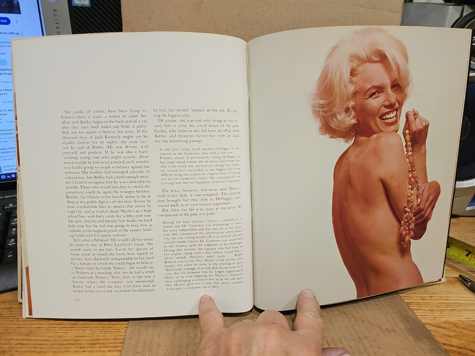 Marilyn Monroe,A Biography,Norman Mailer,1973,Photos,Postage Stamp,History