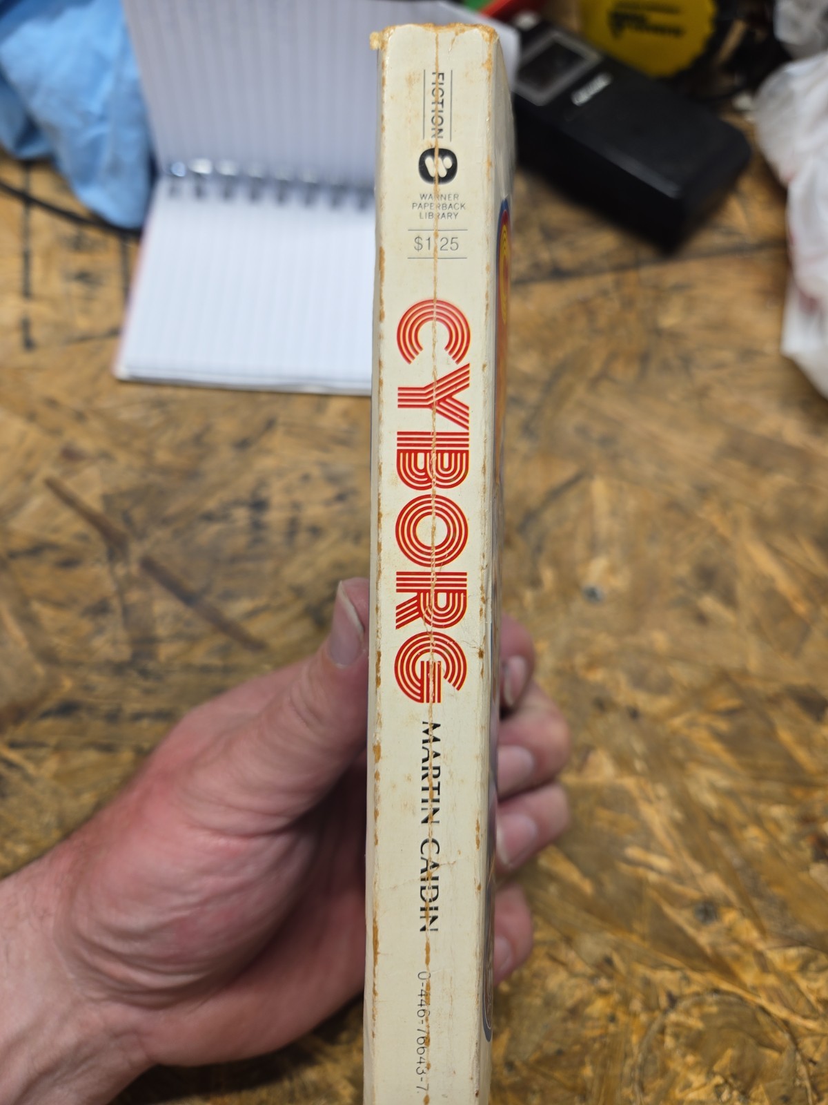 Cyborg by Martin Caidin 2nd Print 1974 USA Warner, Six Million Dollar Man READ