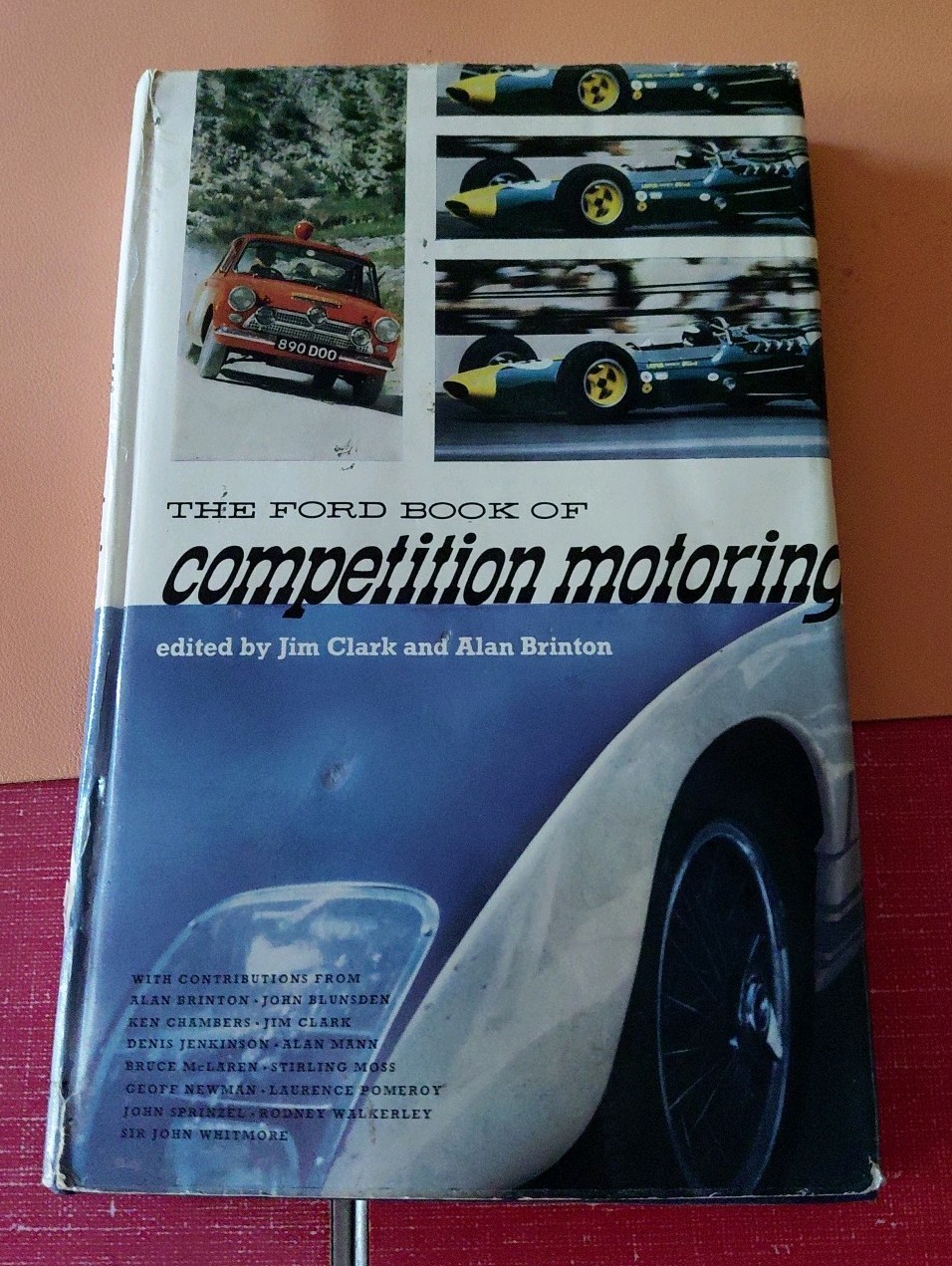 The Ford Book Of Competition Motoring edt by Jim Clark and Alan Brinton HC DJ UK