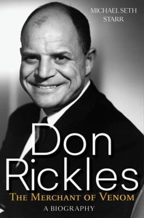 Don Rickles : Merchant of Venom Hardcover Michael Seth Starr