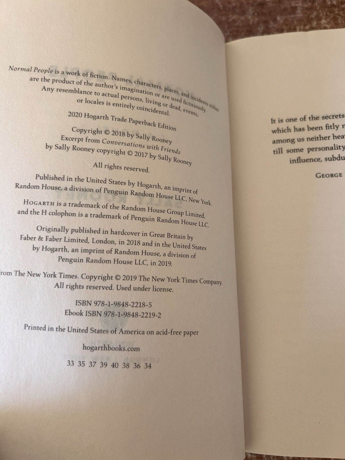 Normal People: A Novel – Paperback By Rooney, Sally