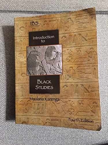 INTRO.TO BLACK STUDIES – Paperback, by Maulana Karenga – Acceptable
