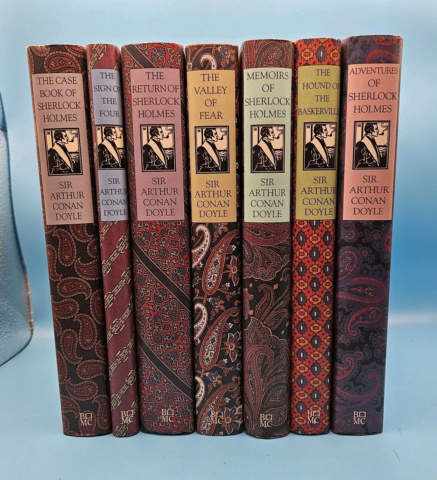 Sherlock Holmes 1994 Book-of-the-Month set of 7 HC/DJ by Sir Arthur Conan Doyle
