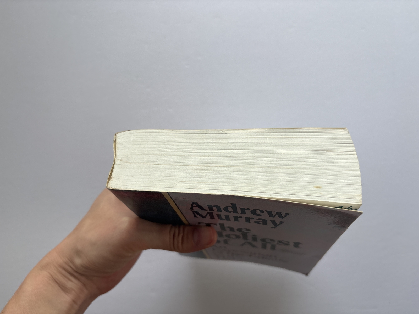 Vintage 90s Christian Literature, The Holiest of All, Andrew Murray, Paperback