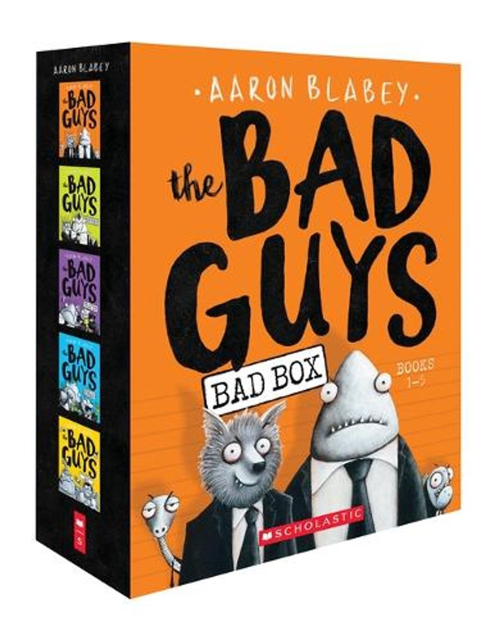 Bad Guys Box Set: Books 1-5 by Aaron Blabey (English) Paperback Book
