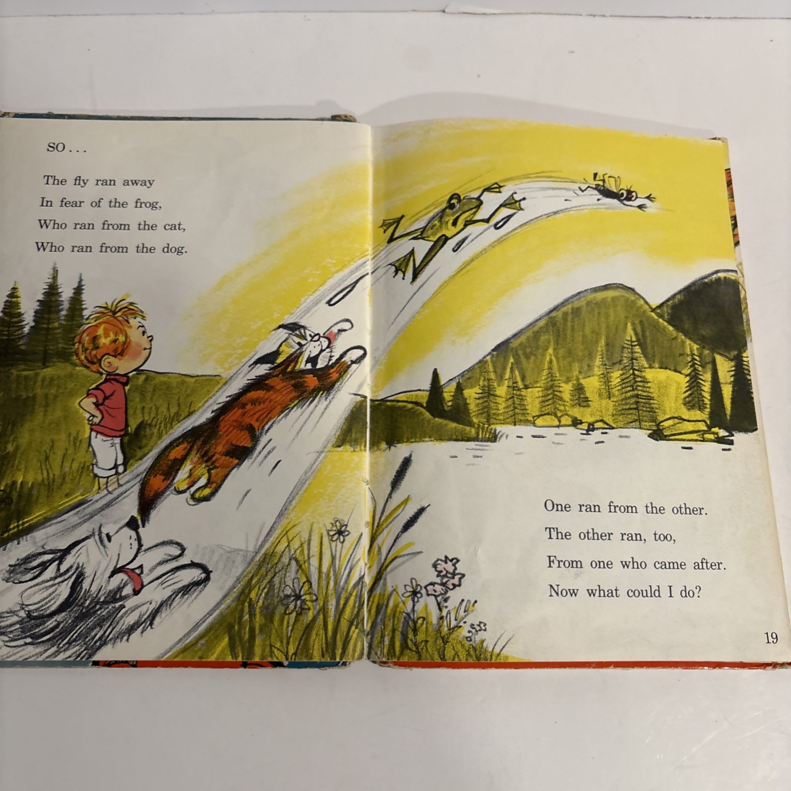 Vintage 1958 A Fly Went By Mike McClintock Children’s Book