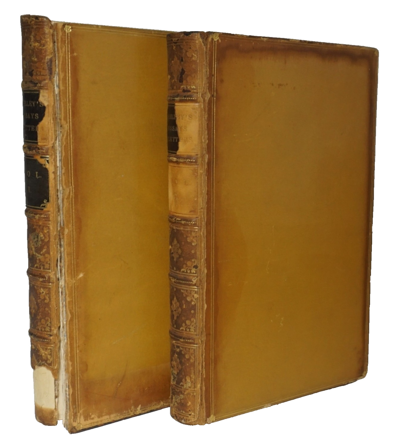 Essays, Letters from Abroad, Translations and Fragments 2 Vols 1852 Shelley
