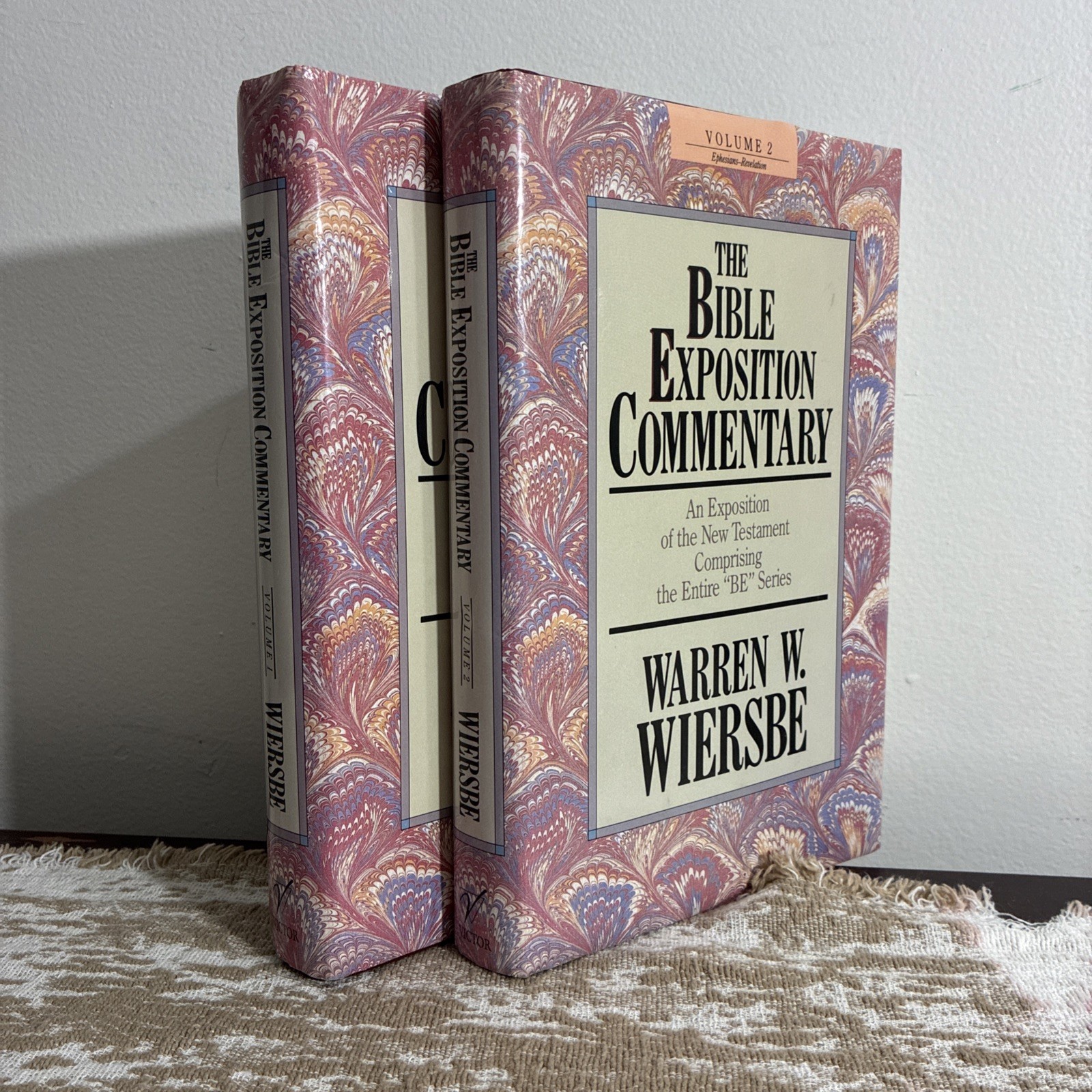 Bible Exposition Commentary New Testament Warren Wiersbe 2 Volume Set HCDJ