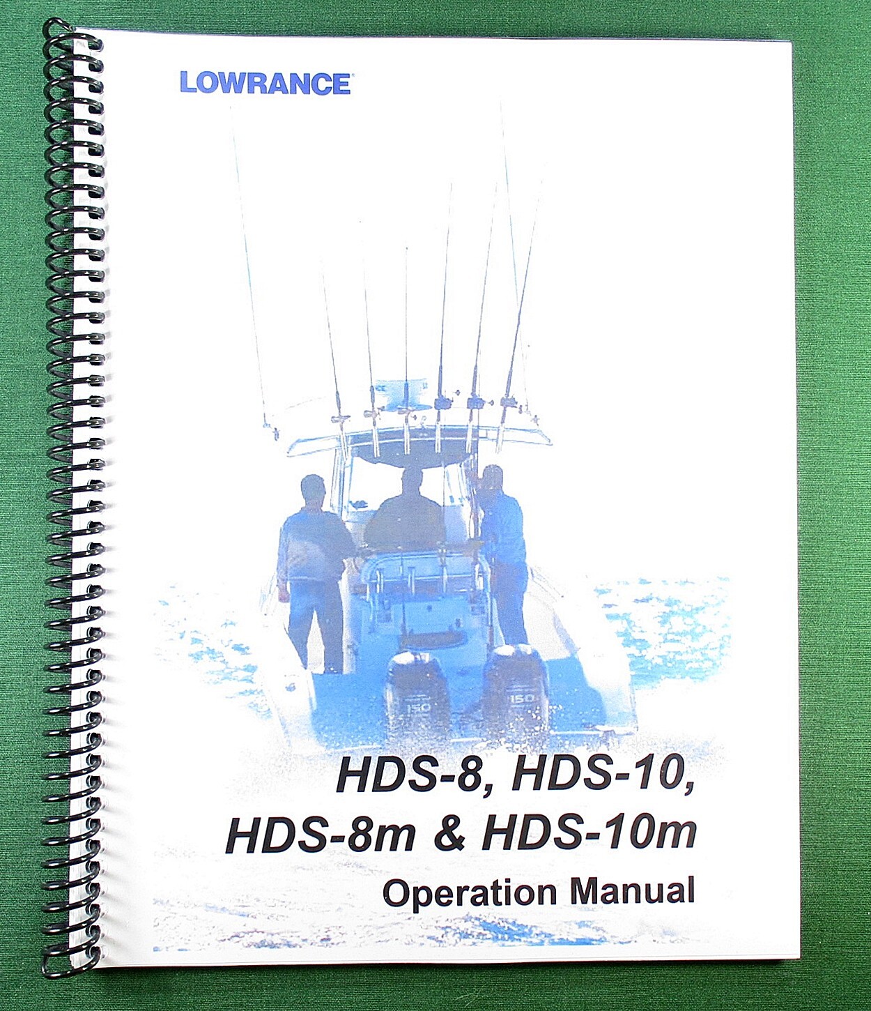 Lowrance HDS-8 Operation Manual: Full Color 134 Pages & Protective Covers