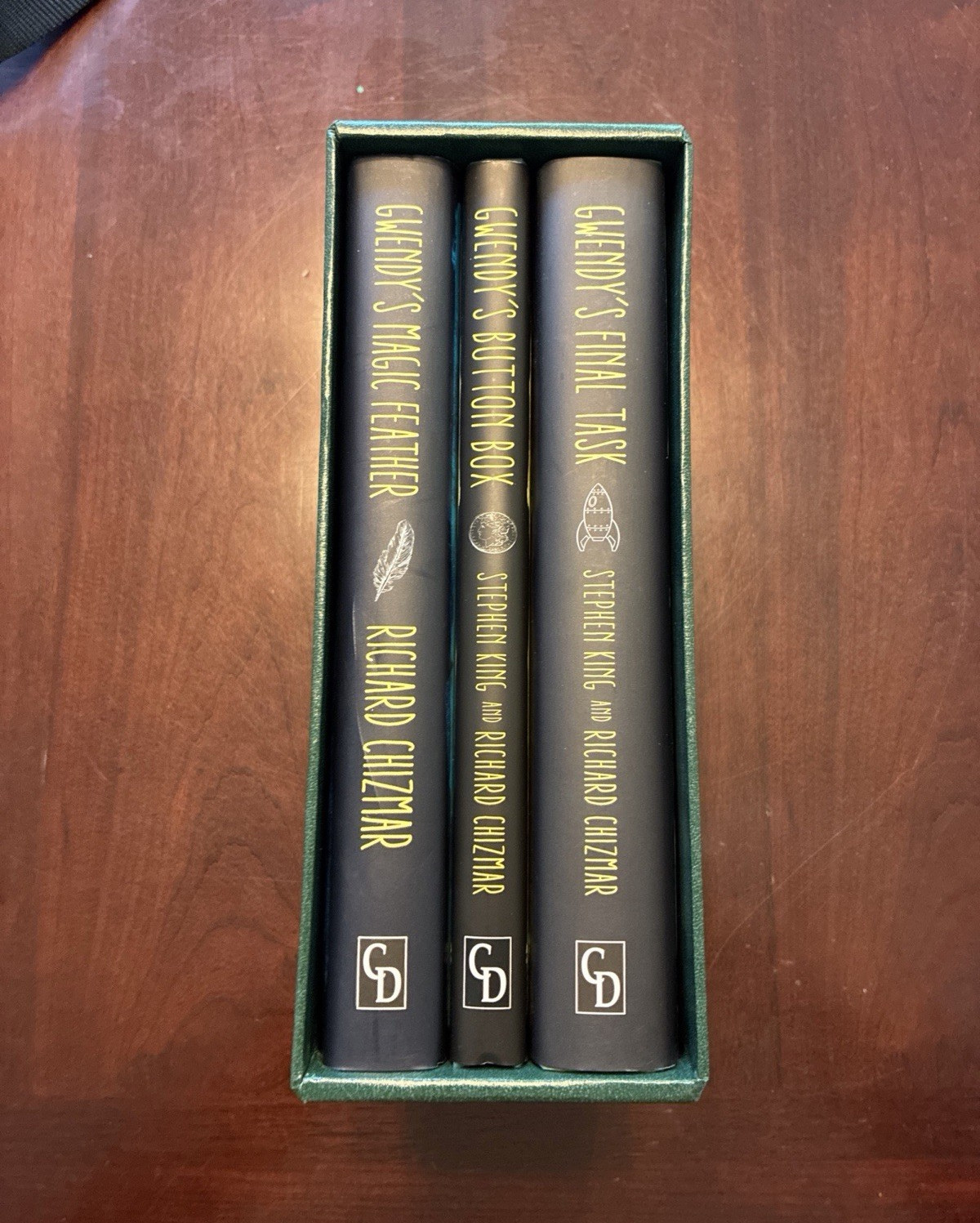 Stephen King & Richard Chizmar Gwendy Trilogy Box Set 3 Books blackout edition