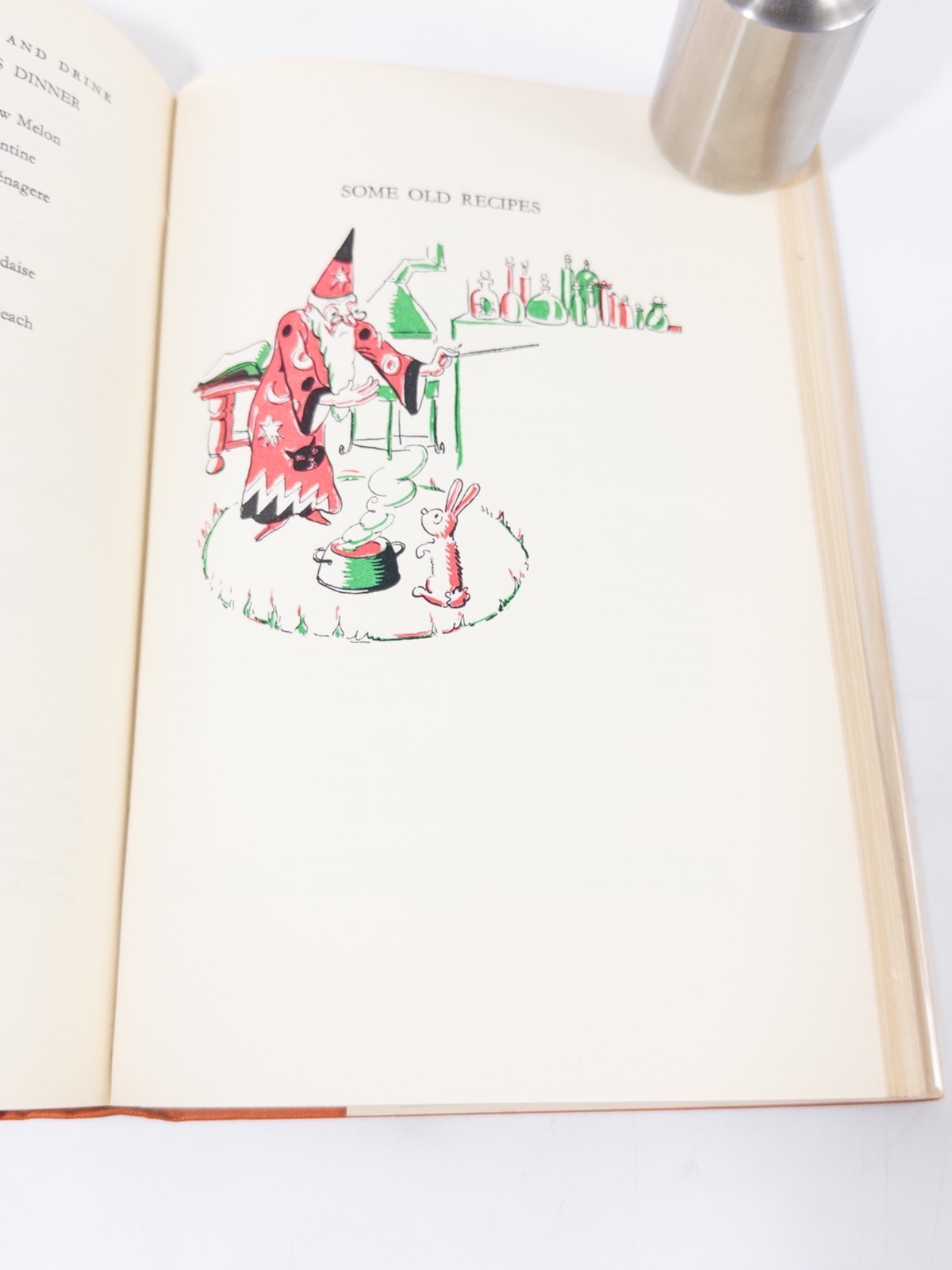 Gourmet’s Book of Food and Drink 1935 Macmillan Hendy Illustrations, EX HCDJ