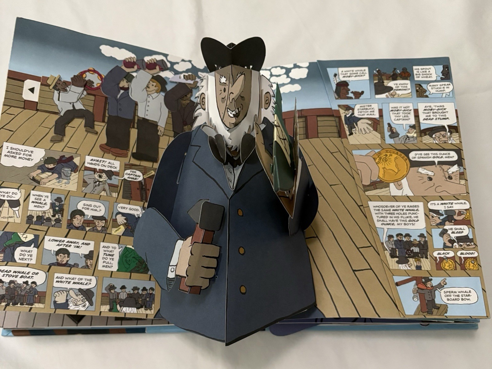 Moby‑Dick: A Pop‑Up Book — Hardcover Pop-Up Edition (2007) by Sam Ita