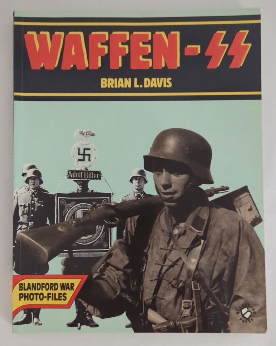 WAFFEN-SS by Brian L. Davis Blandford War Photo Files (1987, PB)