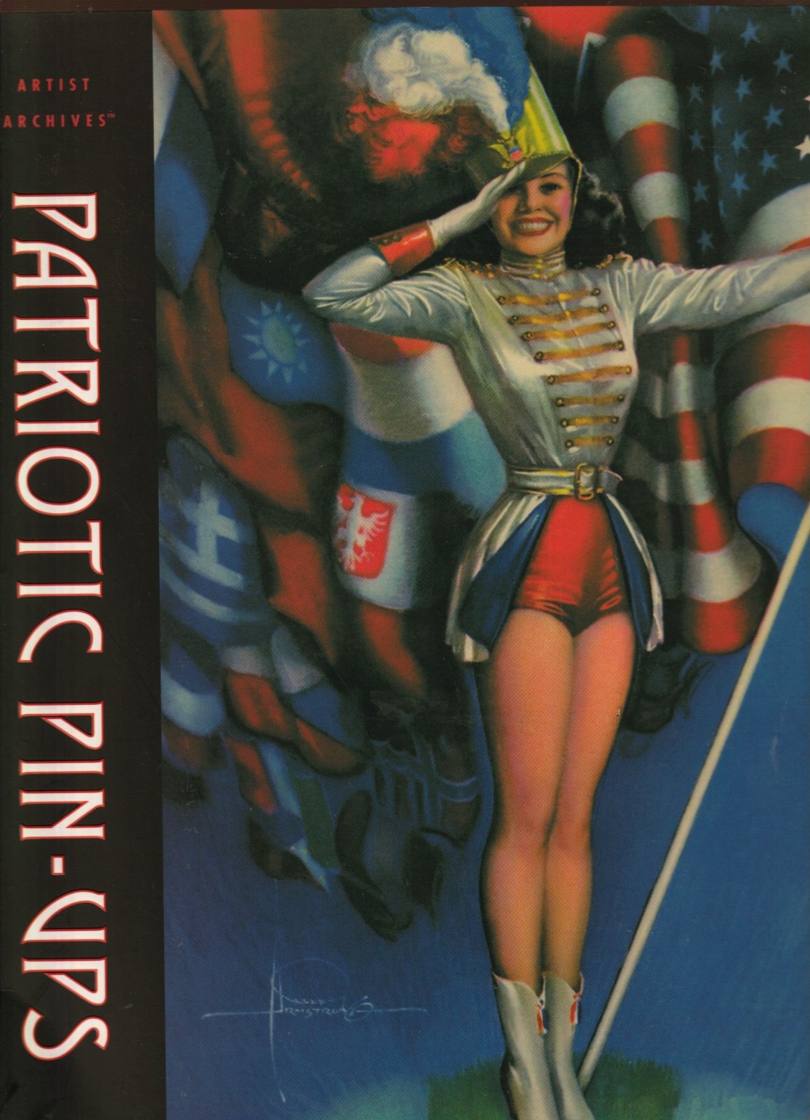 PATRIOTIC PIN-UPS , ARTIST ARCHIVES SERIES, BRAND NEW PAPERBACK