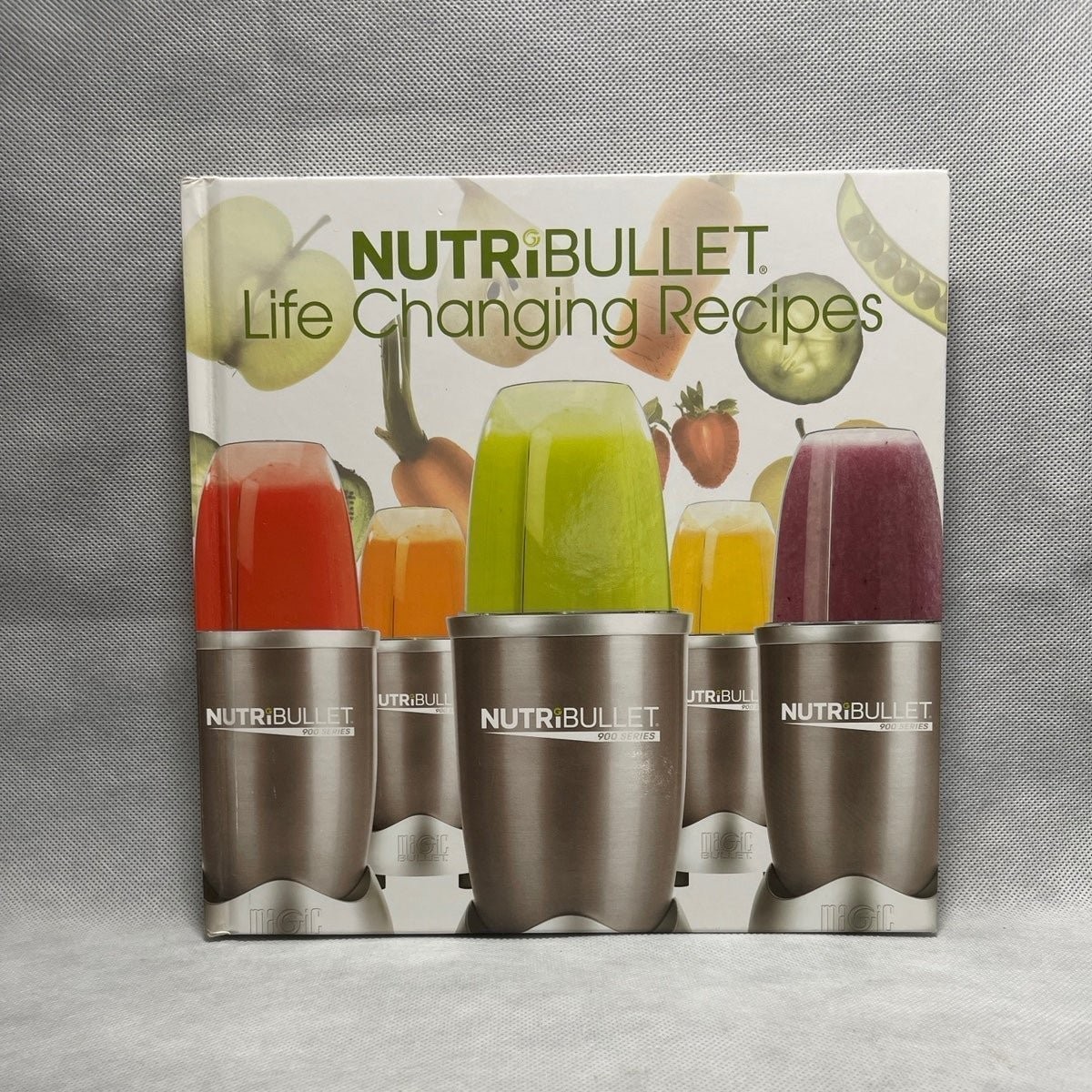 NutriBullet Natural Healing Foods Cookbook Hardcover 210 Pages Health Recipes VG