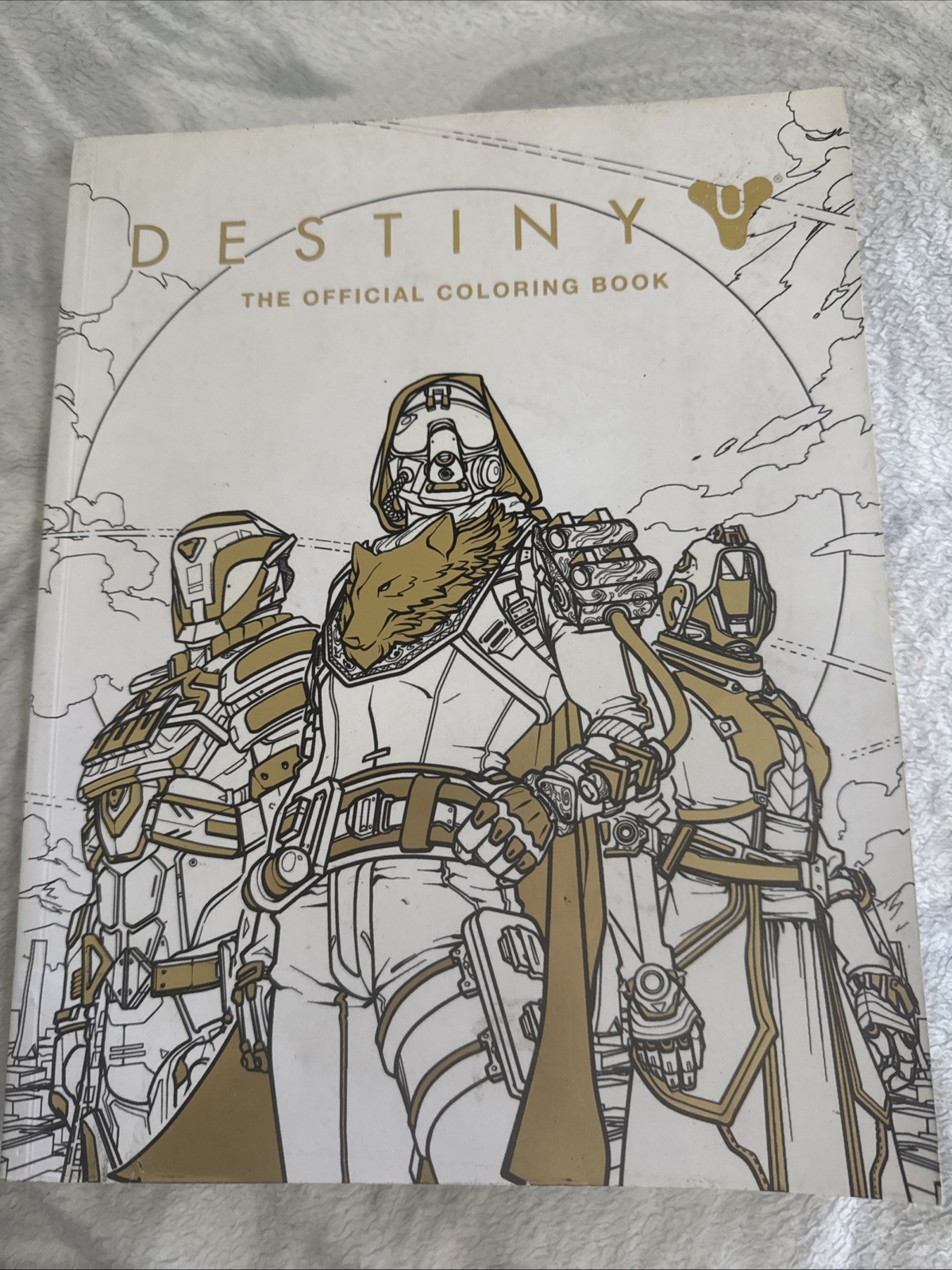 Destiny: The Official Coloring Book 2017 TPB Paperback video game color
