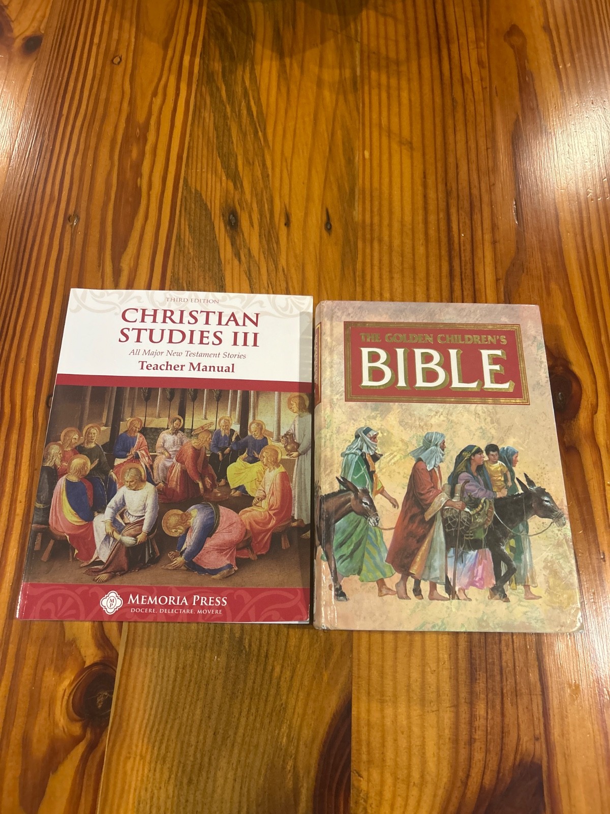 Memoria Press Christian Studies III TM amd Golden Children’s Bible