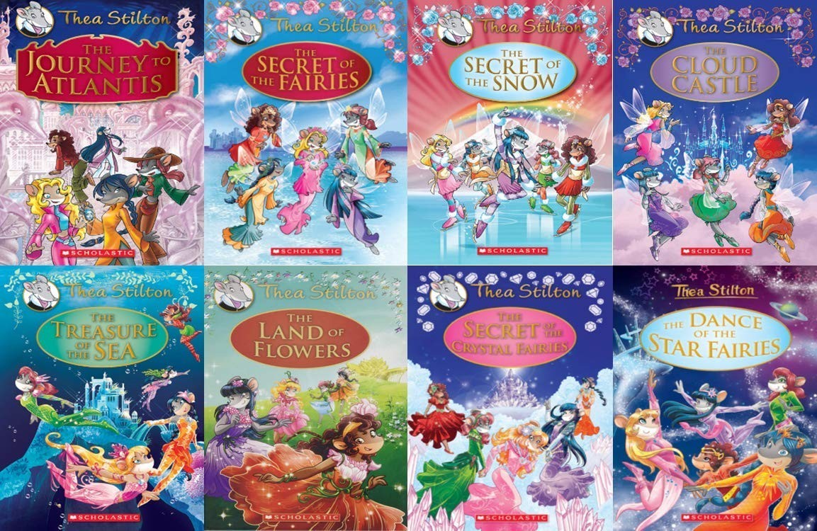 Complete Set Series Lot 8 HARDCOVER Thea Stilton Books Special Edition Set