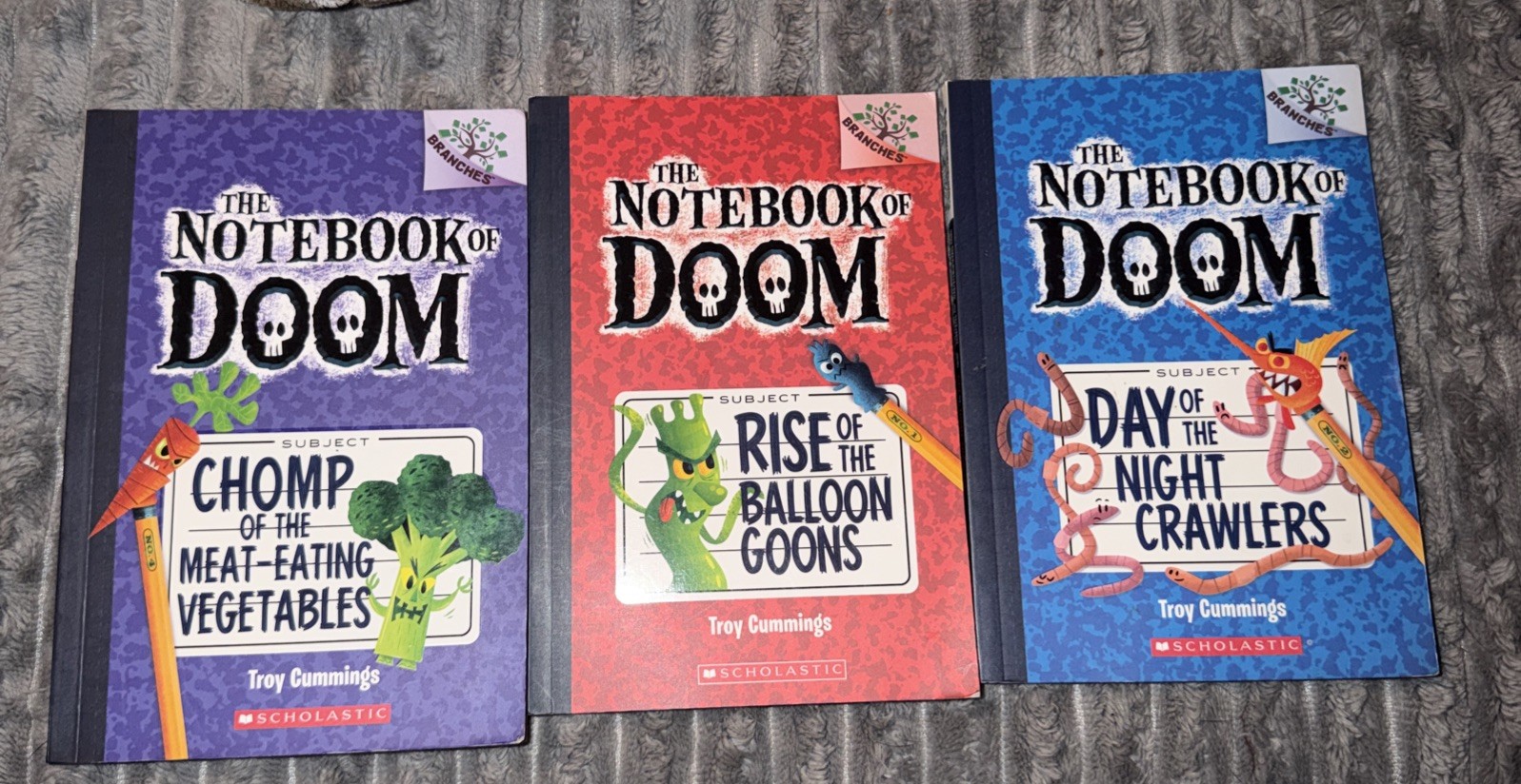 The Notebook of Doom Pack Set of 3 Books, The Notebook of Doom #1, 2 & 4