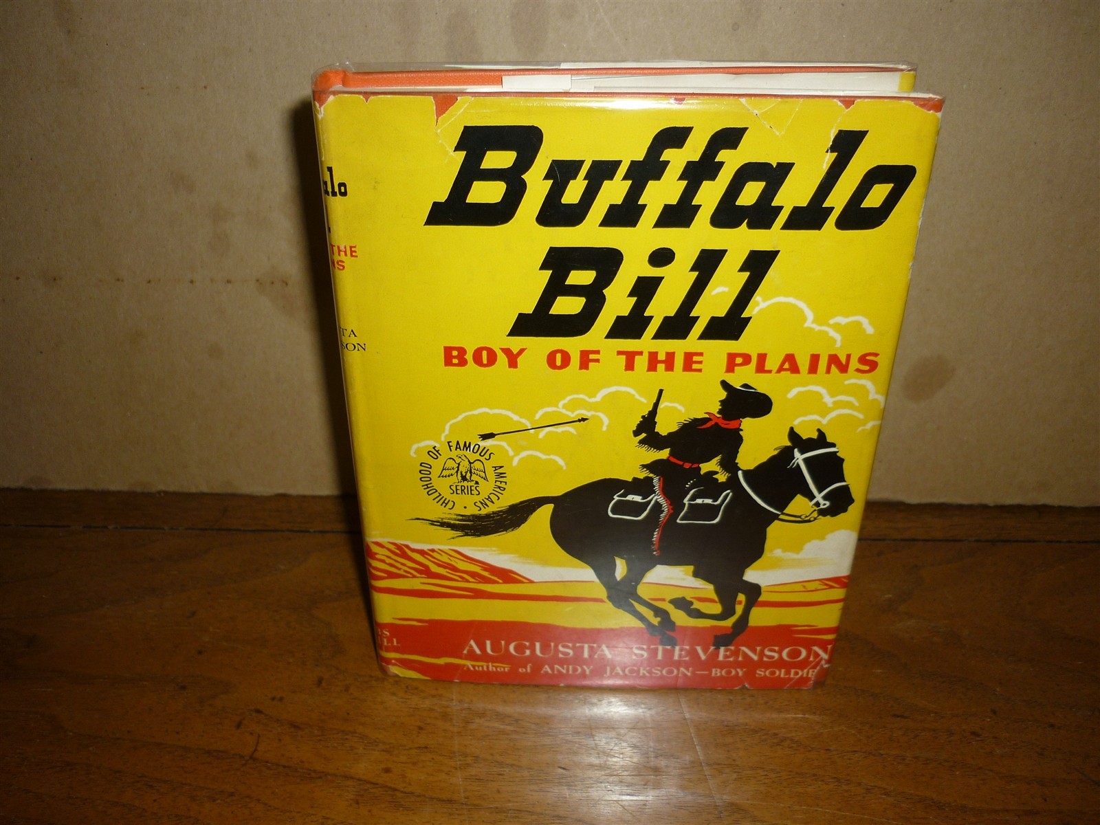 Augusta Stevenson. Buffalo Bill. Boy of Plains. 1948. Fine in good jacket.