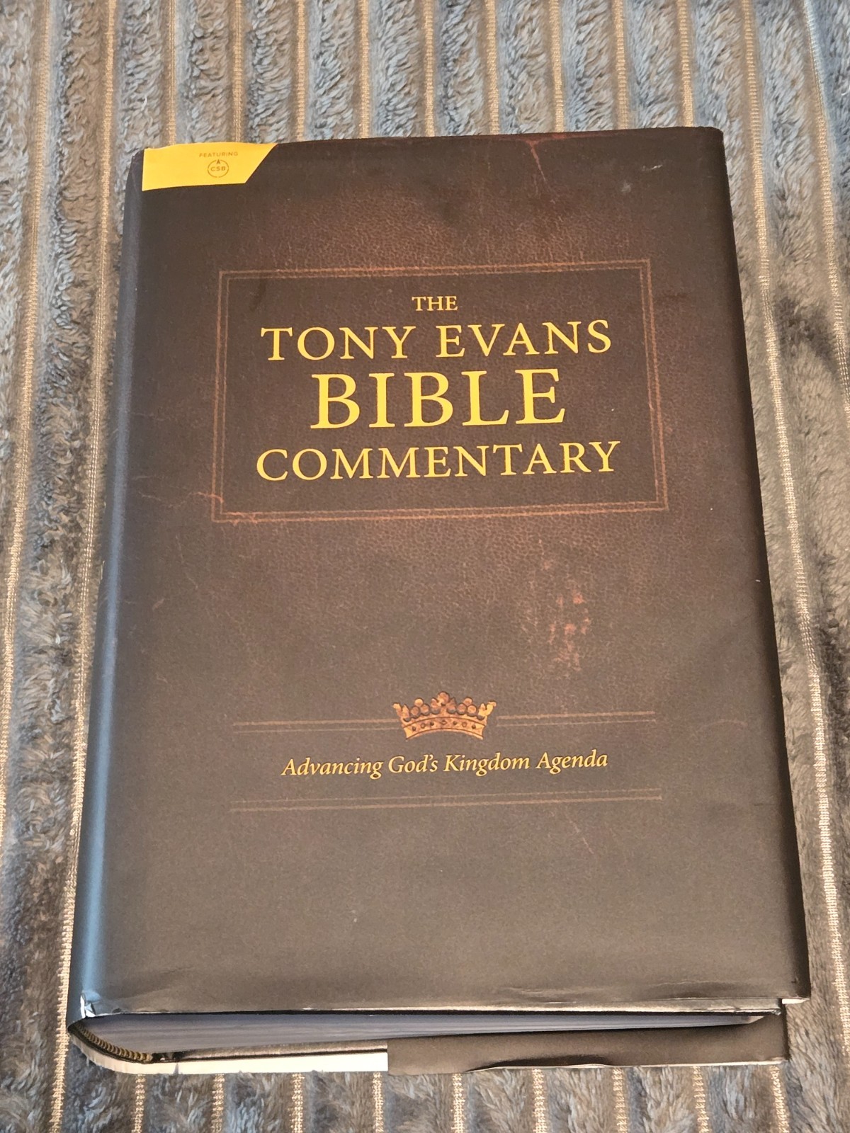 The Tony Evans Bible Commentary Hardcover Book With Dust Jacket