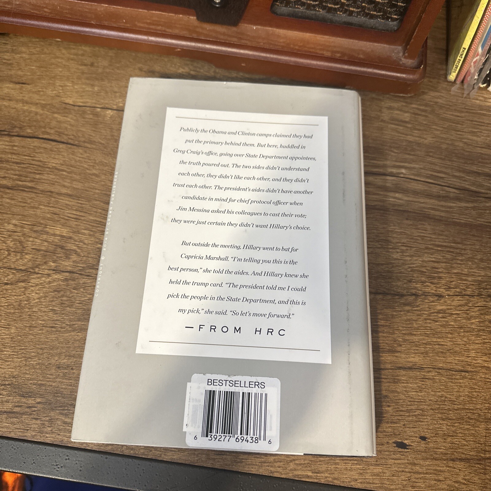 HRC: State Secrets -Rebirth of Hillary Clinton by Jonathan Allen: 1st EDITION!