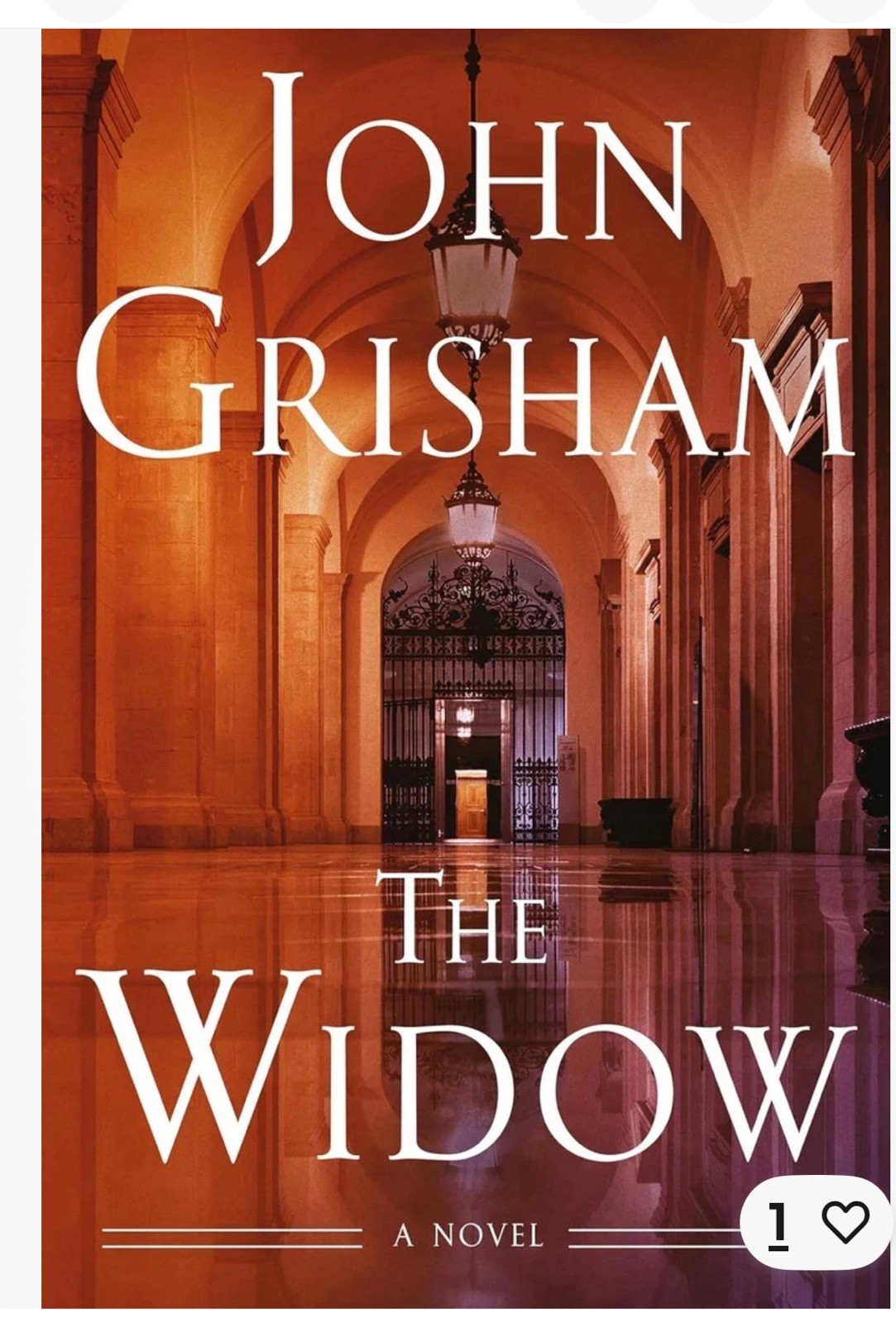 The Widow A Novel – GOOD