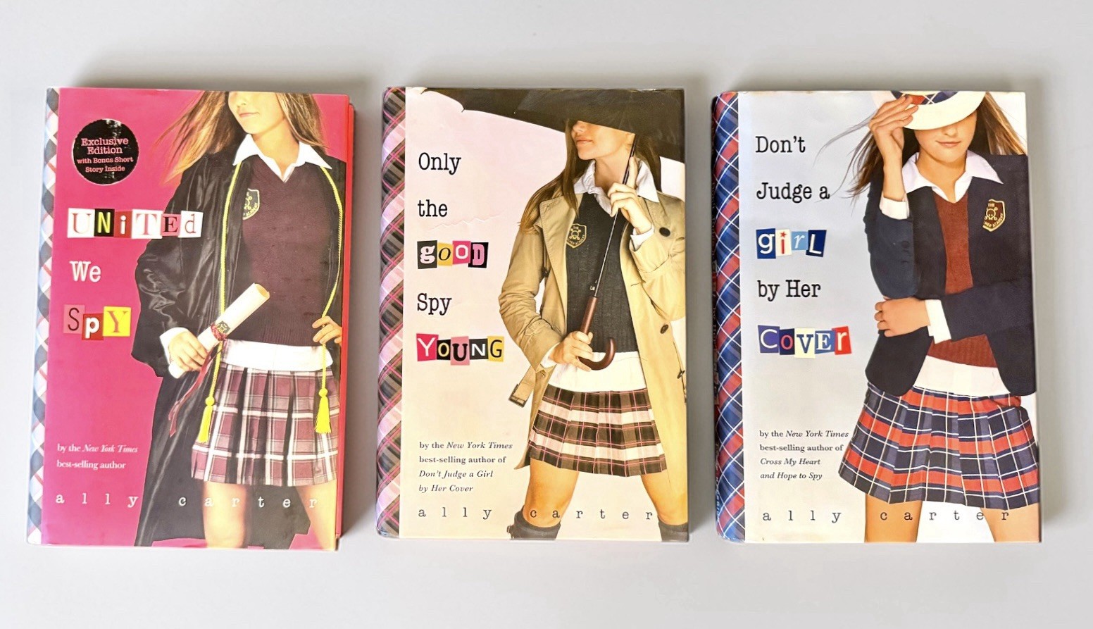 Gallagher Girls 3 Book Set Hardcover Ally Carter Unread Spy Series YA