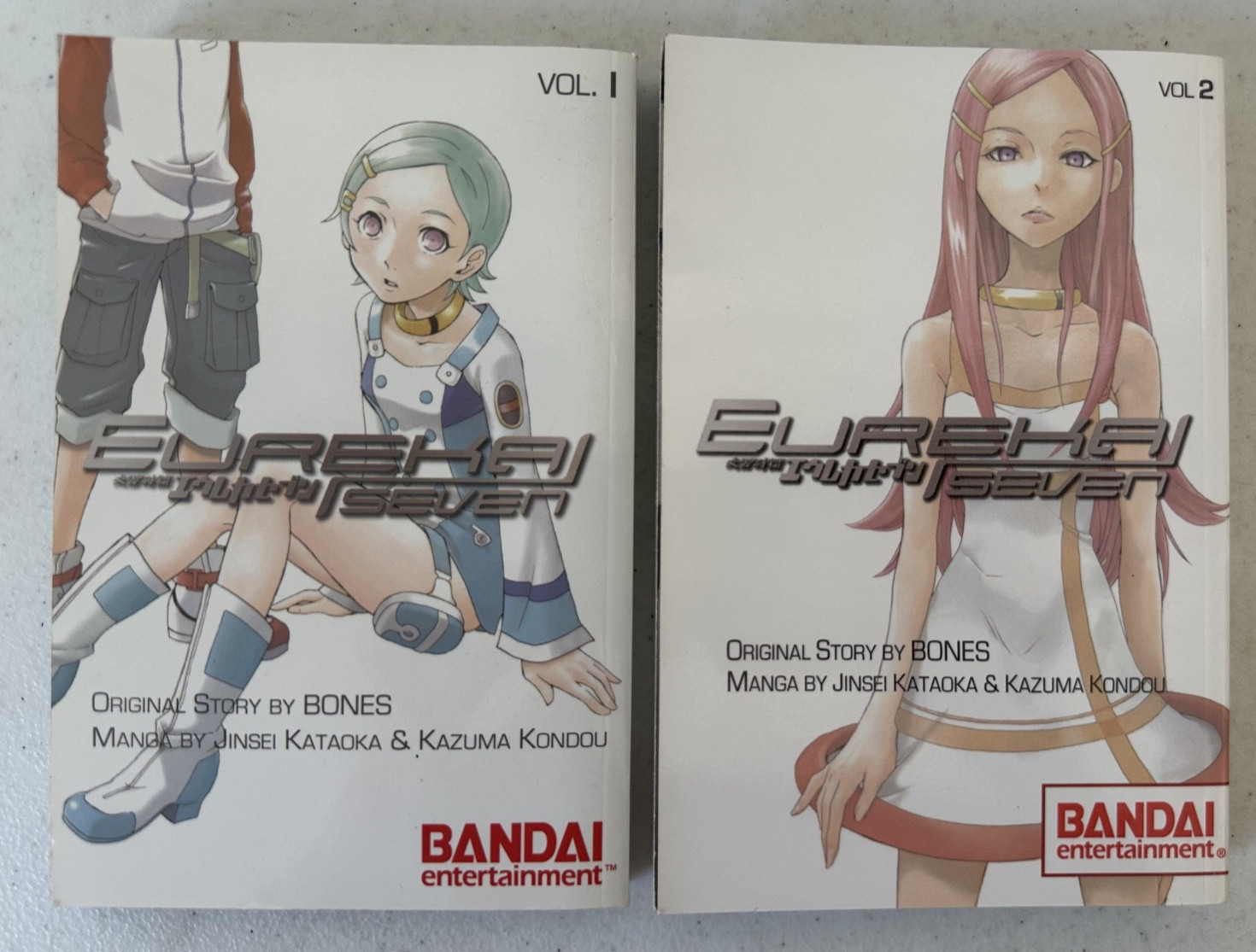 Eureka Seven Bones manga English Bandai Vol 1 2 PB Jensei Kataoka Kondou LFO