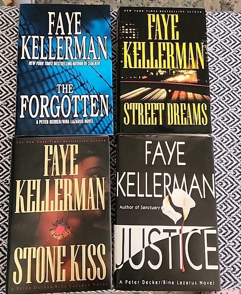 Faye Kellerman – Lot of 4 1st Ed- Hardcover/Justice/stone Kiss Street Dreams For