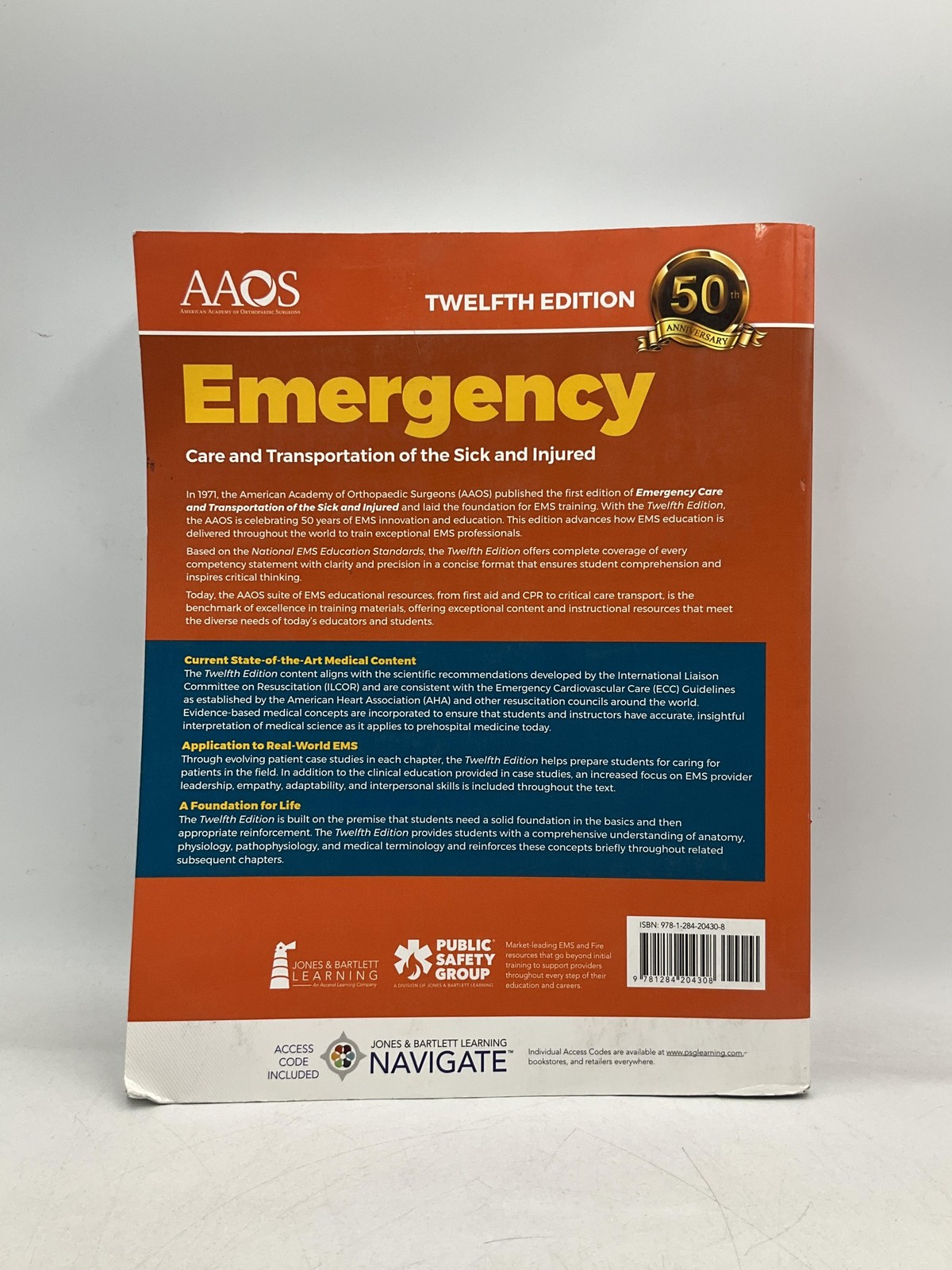 Emergency Care & Transportation Sick And Injured Pollak 2021 Jones & Bartlett