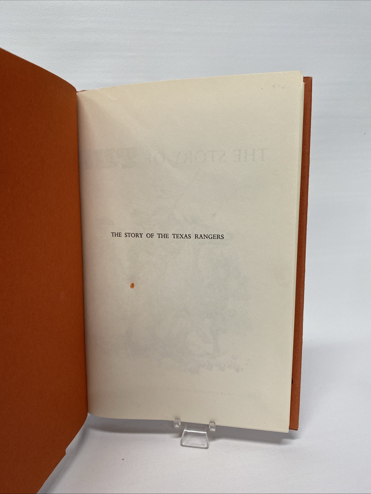 THE STORY OF THE TEXAS RANGERS By Walter Prescott Webb Second Ed Red F6