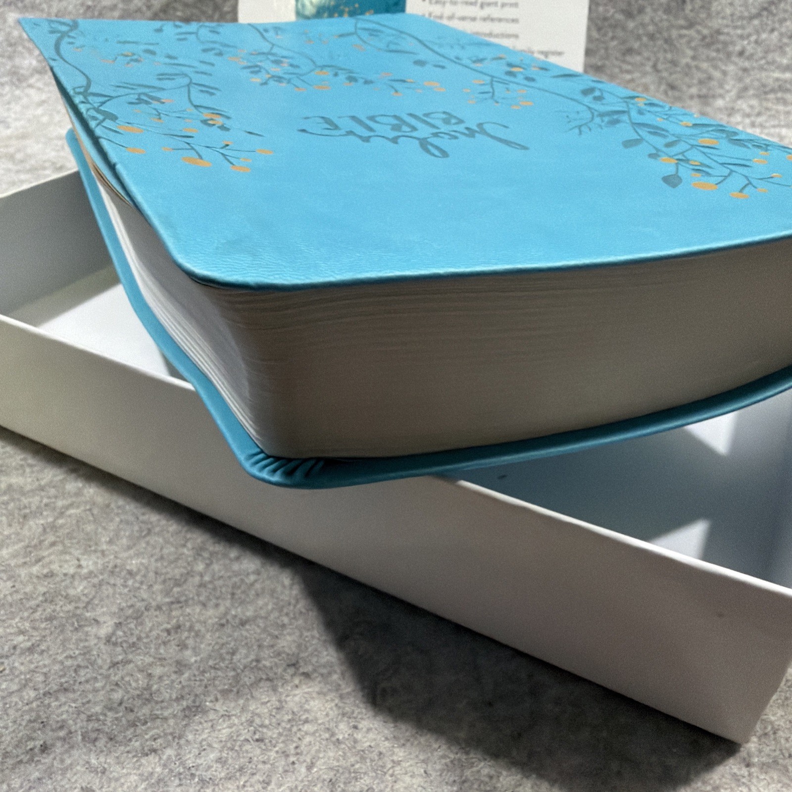 Thomas Nelson Giant Print Holy Bible (NKJV) – Aqua