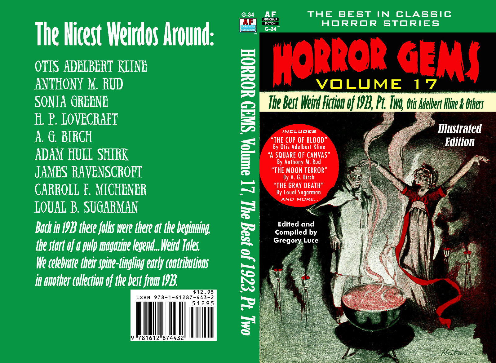 Armchair Fiction, HORROR GEMS, Vol. 17, The Best of Weird Tales, 1923, Pt. Two