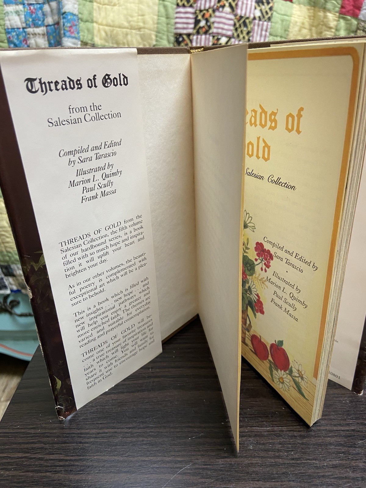 Threads Of Gold From The Salesian Collection Sara Tarascio Hardcover 1986