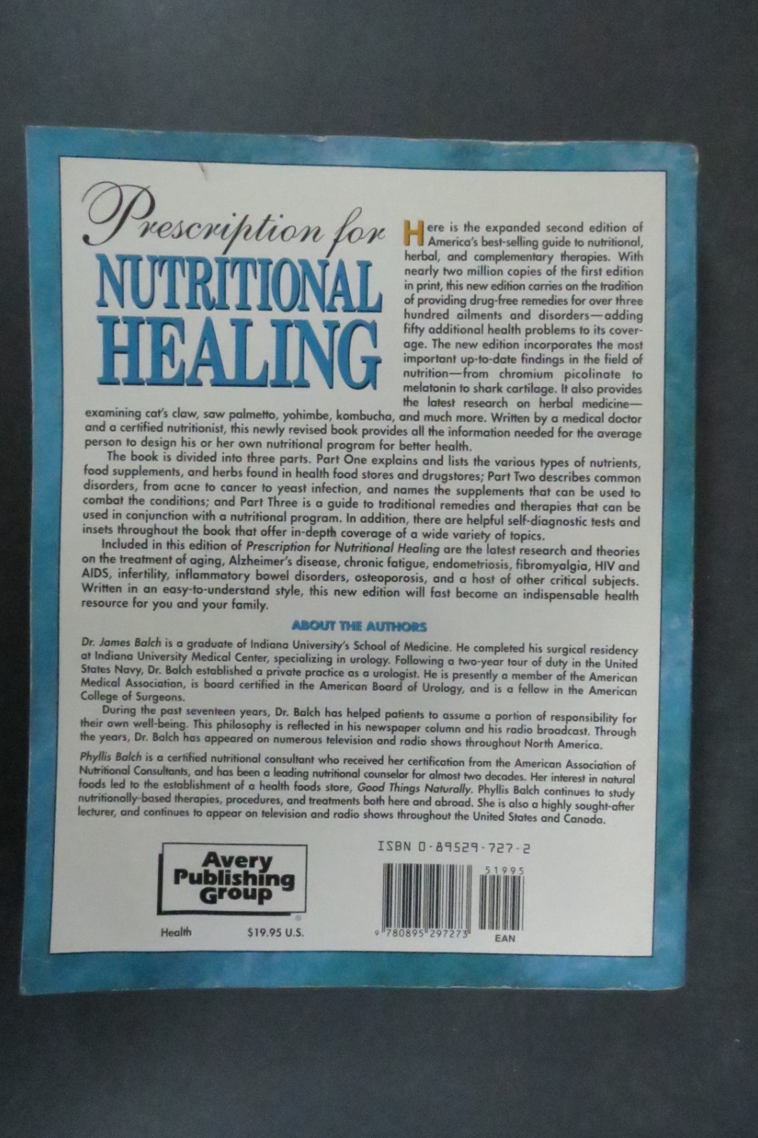 Prescription for Nutritional Healing: A Practical A-Z Reference to Drug-Free…