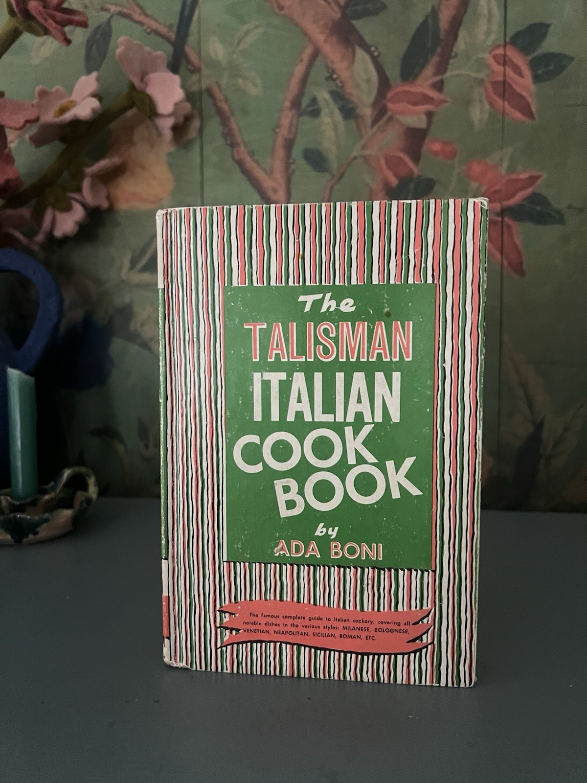Vintage 1955 The Talisman Italian Cookbook Ada Boni HC Crown Ronzoni Recipes