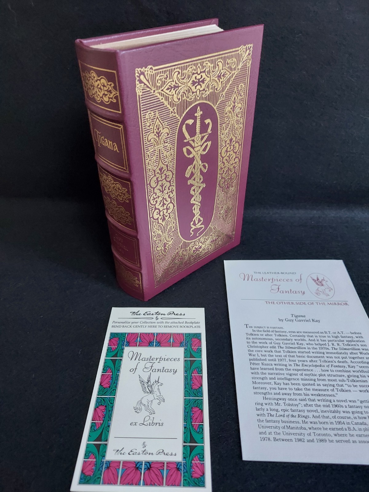 Guy Gavriel Kay ~ Tigana ~ Easton Press SIGNED