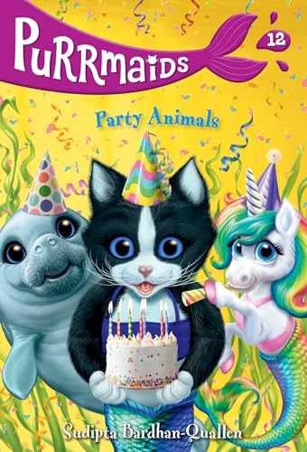 Purrmaids #12: Party Animals – Paperback, by Bardhan-Quallen Sudipta – Good
