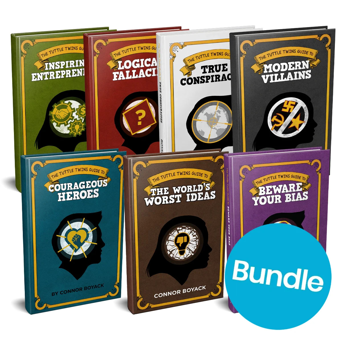 Tuttle Twins Guidebook Combo 7 Book Set Bundle for Ages 13 and Up Guide Book