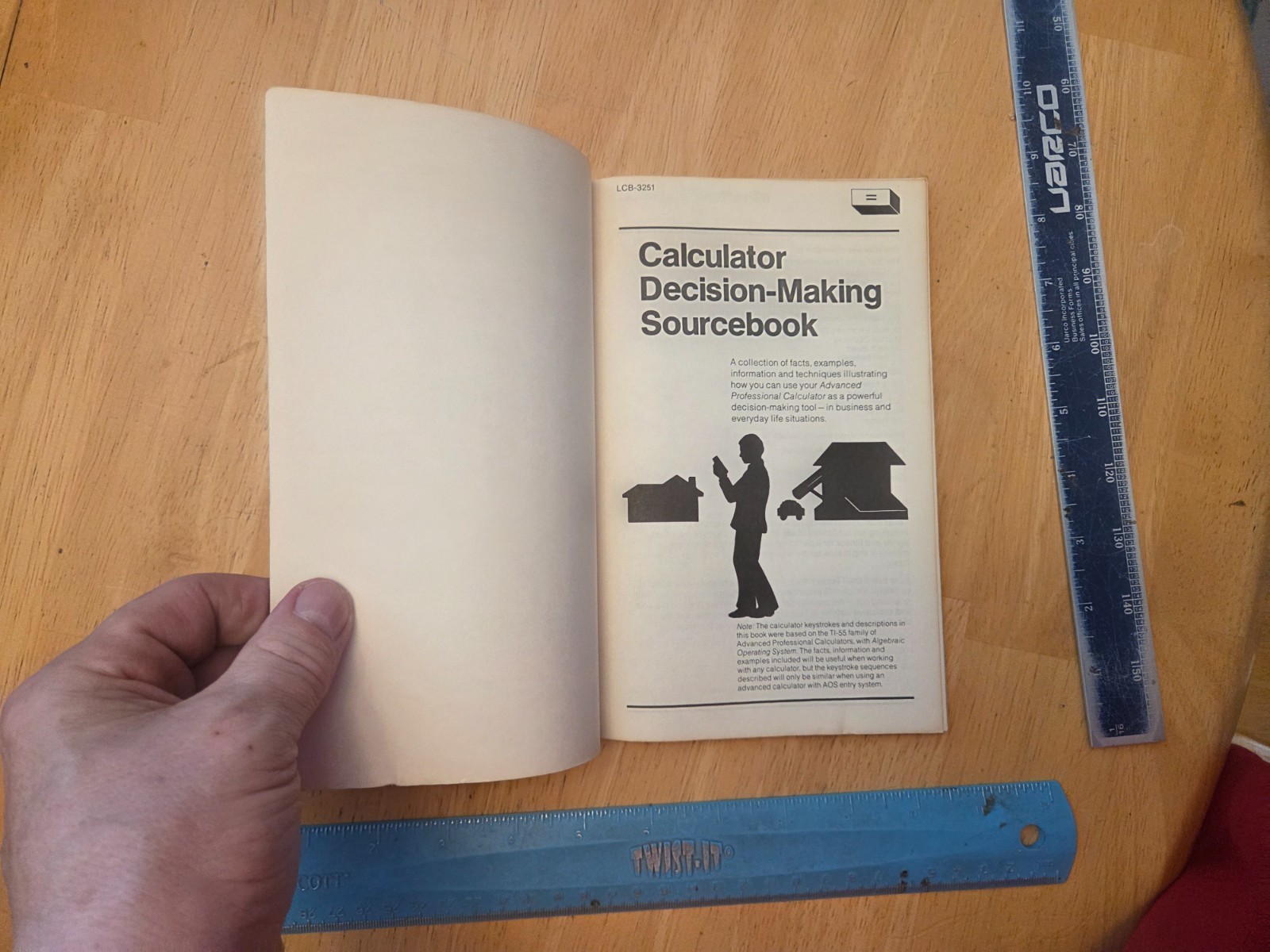 Calculator Decision-Making Sourcebook by Texas Instruments (1977, Trade Paperbac