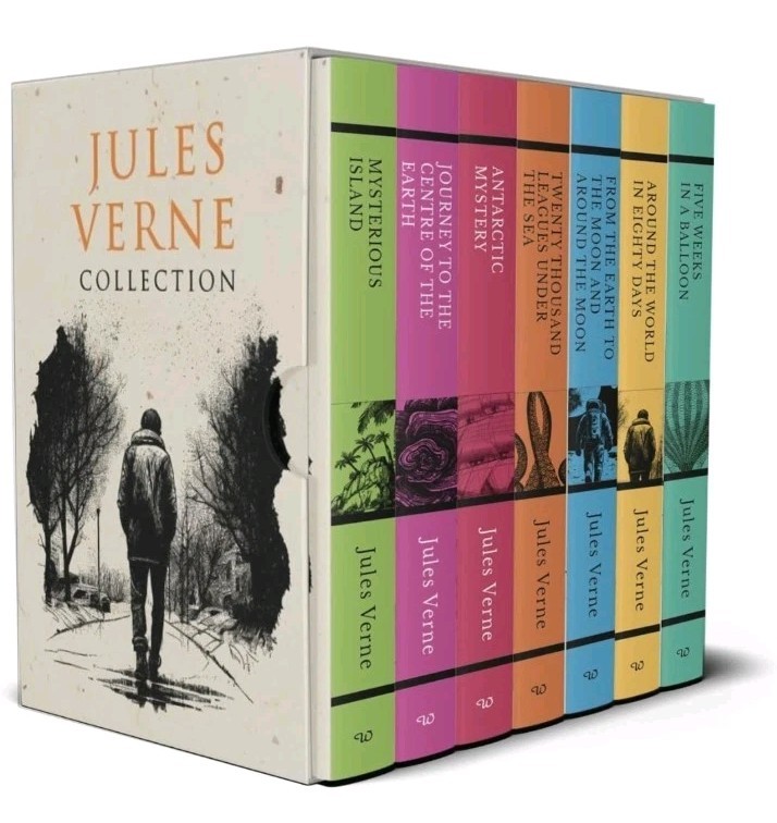Jules Verne Classic Collection 7 Books Set, Paperback