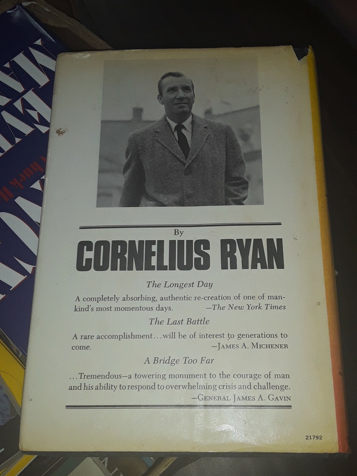 A Bridge Too Far; Cornelius Ryan; First Edition First Printing
