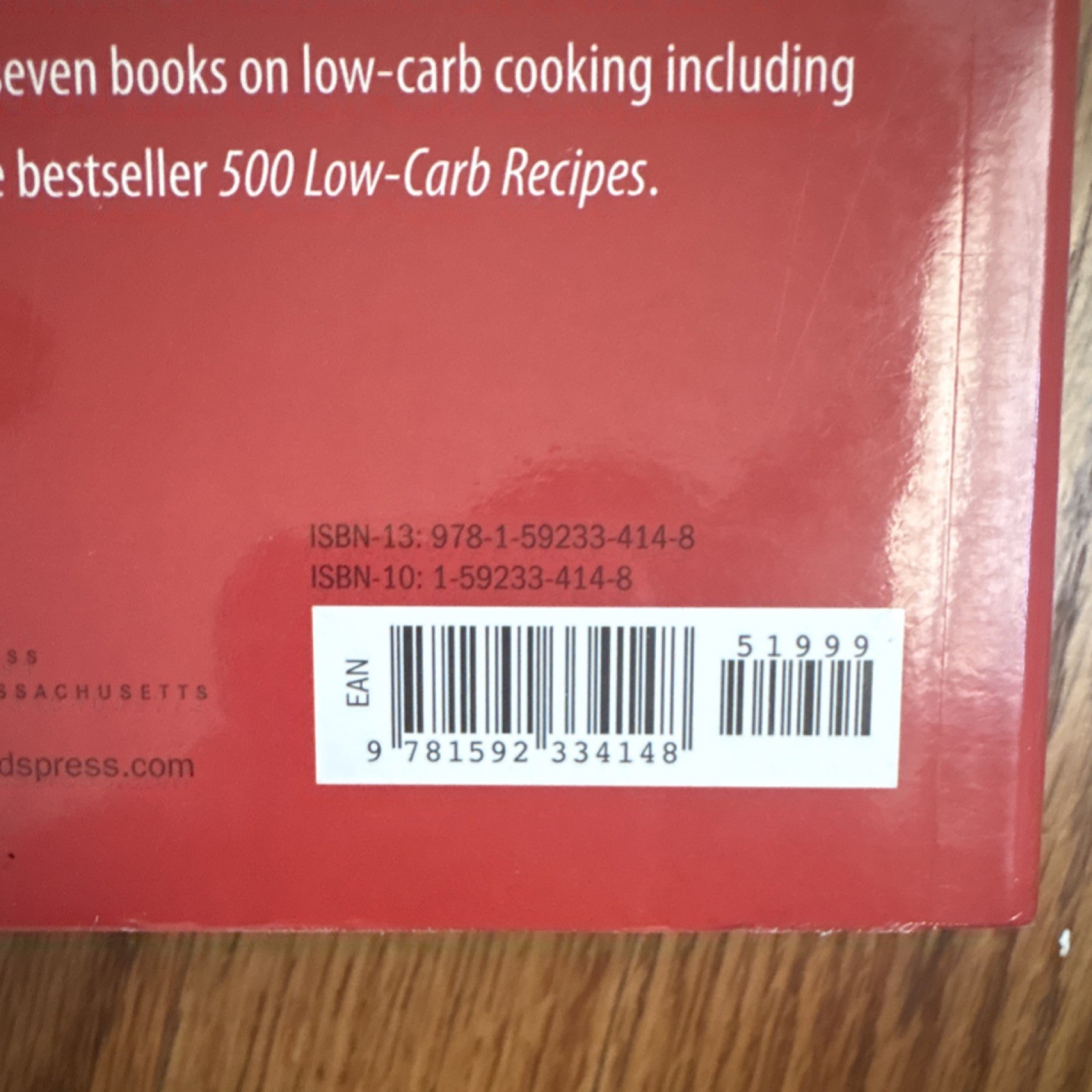 Dana Carpender 1,001 Low-Carb Recipes Trade Paperback 2010 Health & Weight Loss