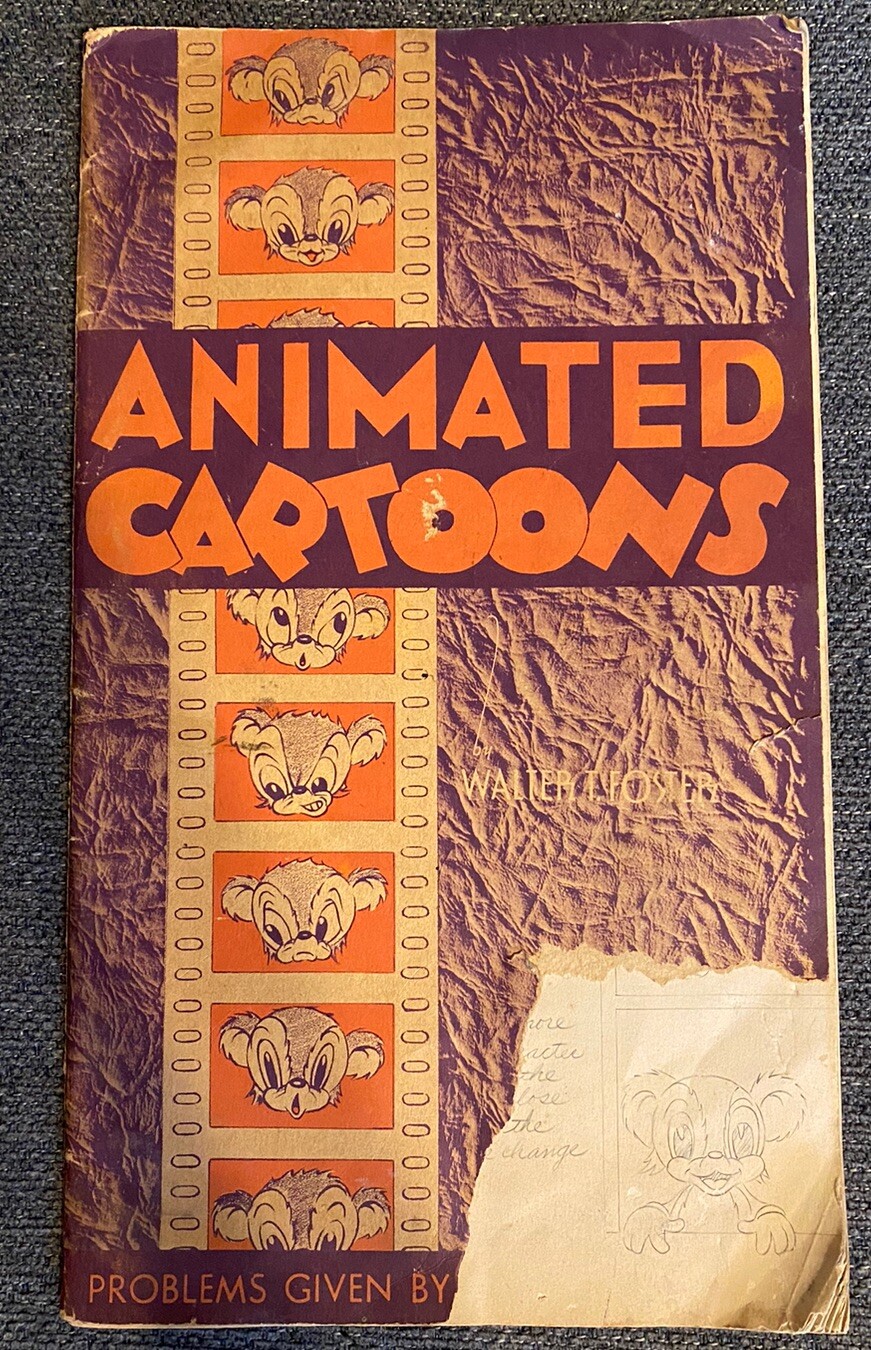 Animated Cartoons, problems given by leading studios, drawing, 1930-40’s?