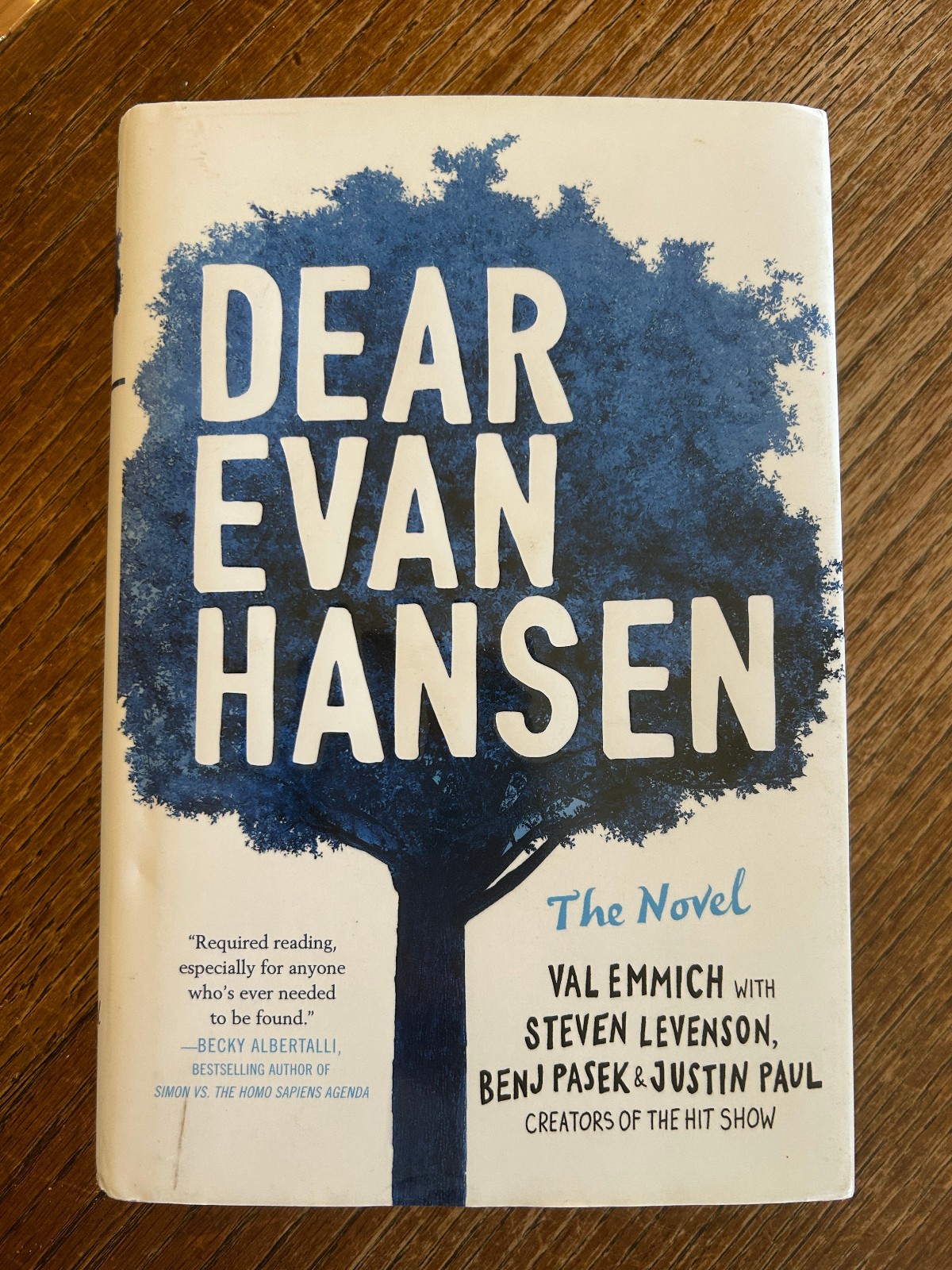 DEAR EVAN HANSEN By Val Emmich [2018] – Hardcover Signed Copy