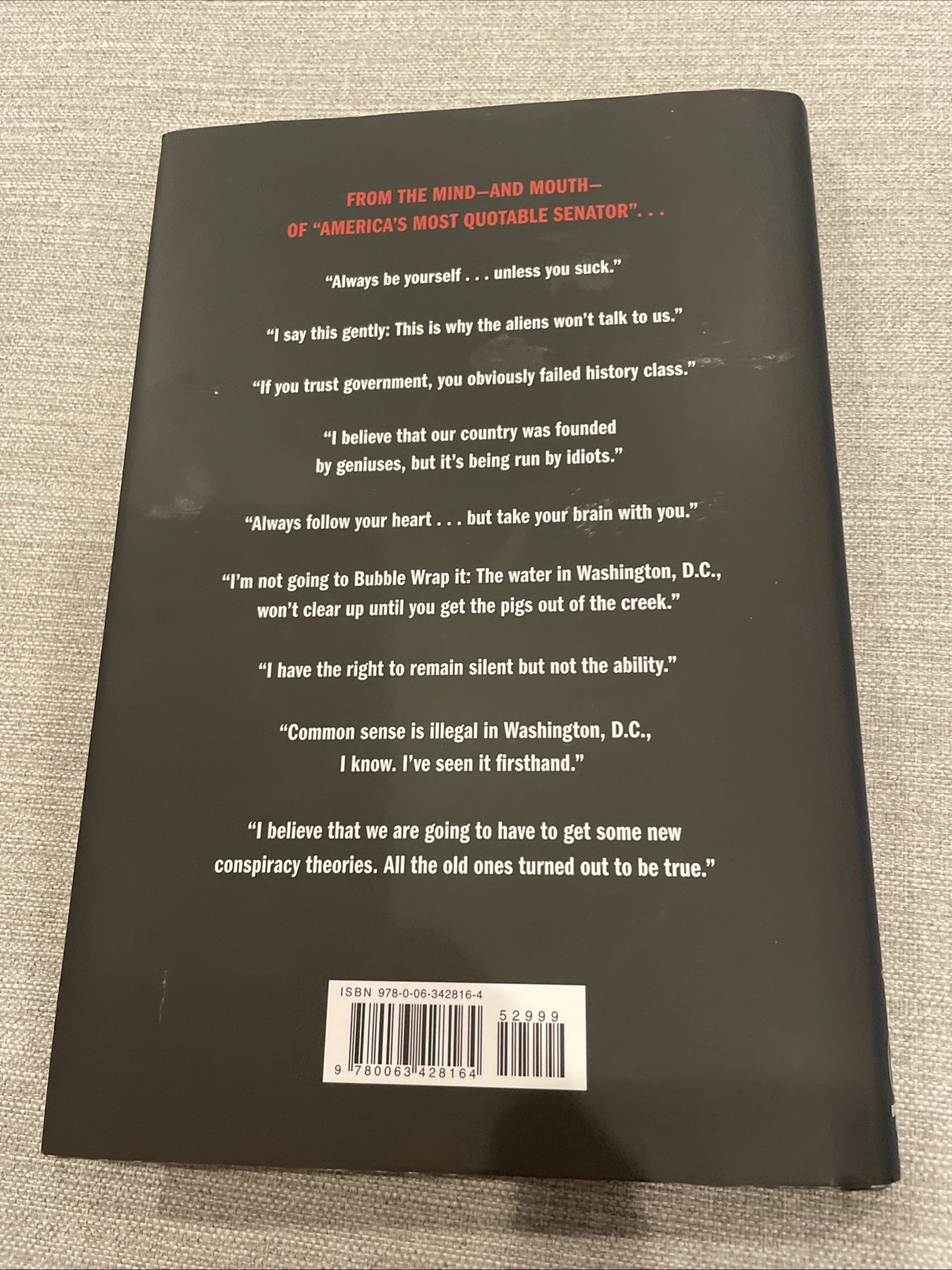 How to Test Negative for Stupid : And Why Washington Never Will by John Kennedy