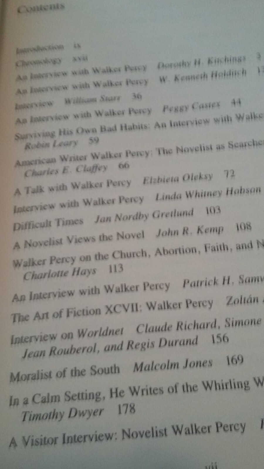 MORE CONVERSATIONS WITH WALKER PERCY book 1993 PB university of mississippi