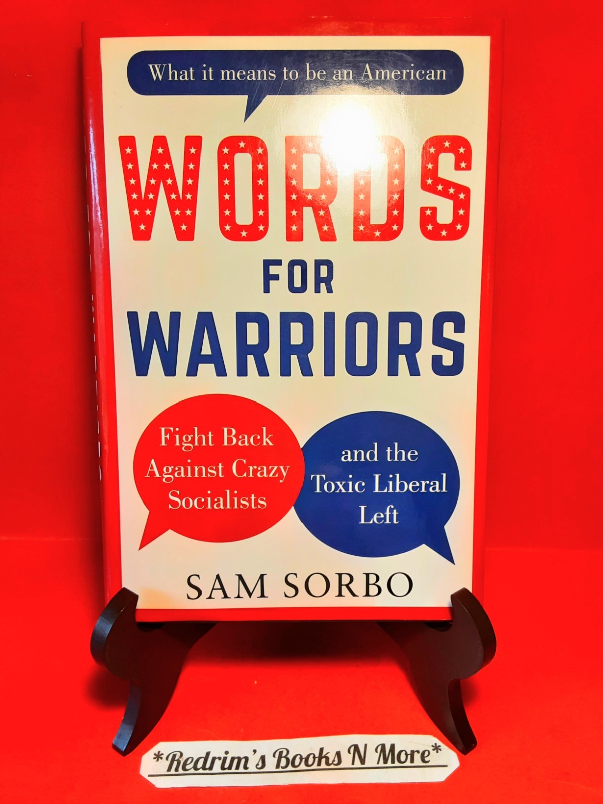 Words For Warriors Sam Sorbo 2021 First Edition Hardcover w/Dust Jacket