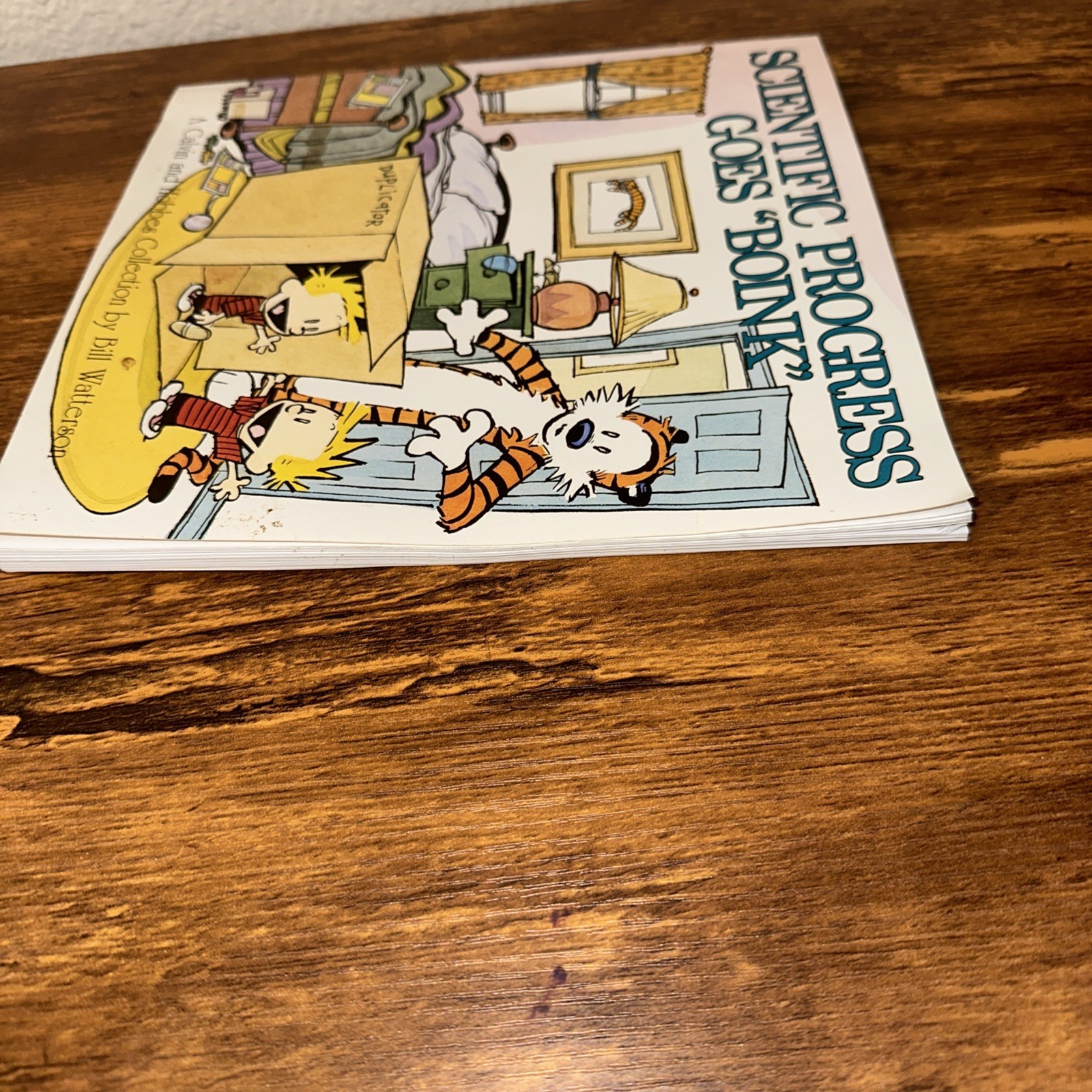 Calvin and Hobbes – Scientific Progress Goes ‘Bonk’ By Bill Watterson